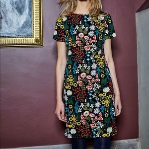 Boden Carina Floral Shift Dress 4R